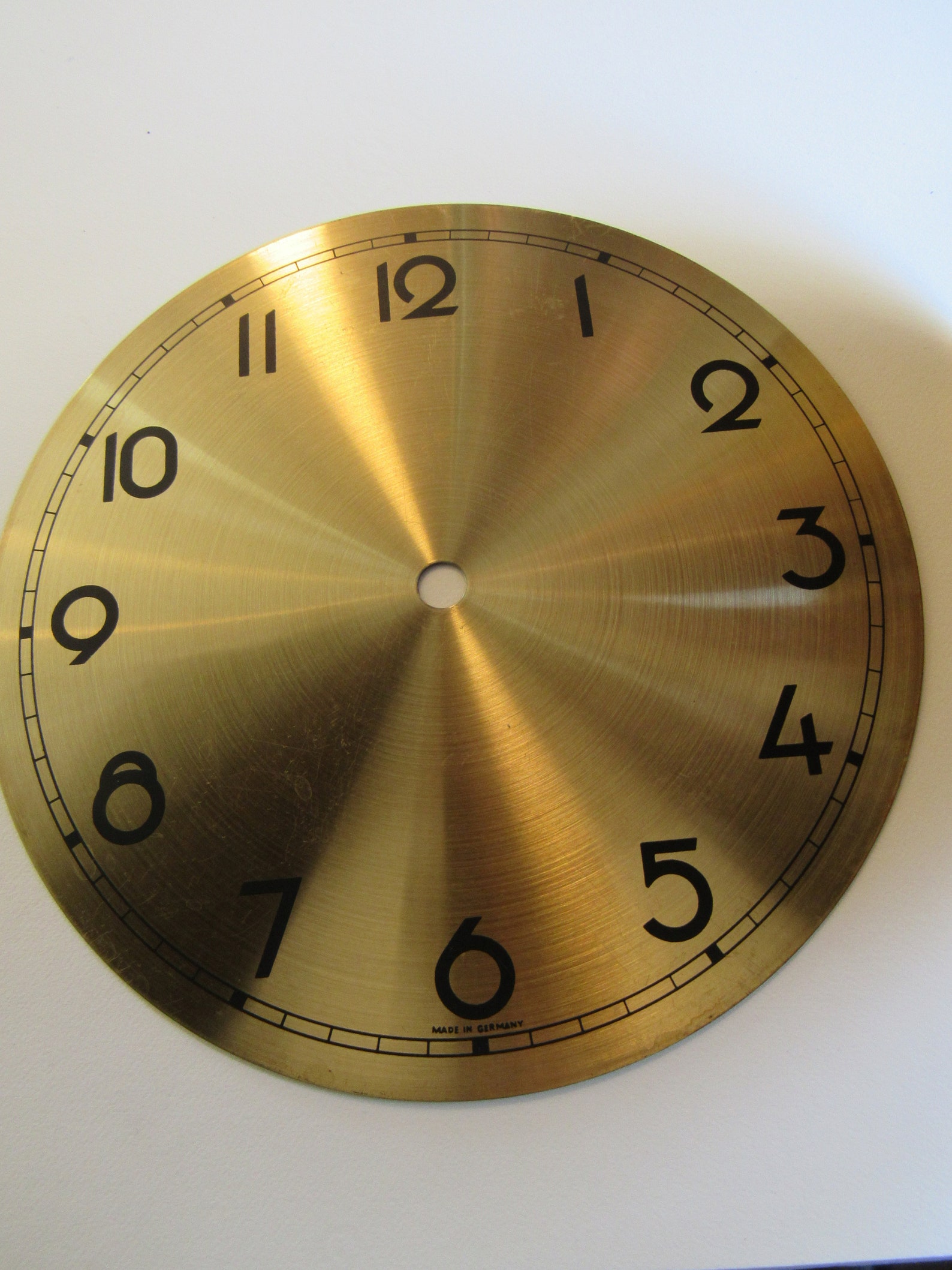 7 Inch 1800's Antique Clock Face 7 Inch Brass Made In Etsy