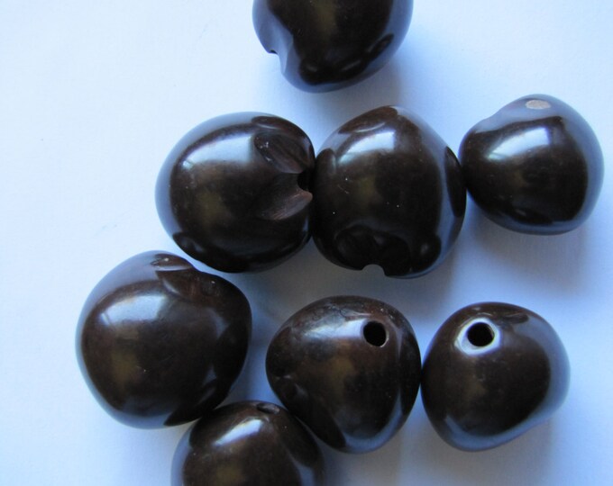 32 Kukui Nut Beads Large Hole Hawaii Hawaiiana Boho Etsy