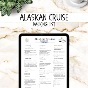 Alaskan Cruise Packing List, Cruise Packing Checklist, Packing List for Cruise, Retirement Cruise, Packing List Printable