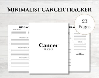 Minimalist Cancer Tracker: rivista medica stampabile (PDF)