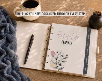End-of-Life Planner Canva Template: 111-Page Printable Guide