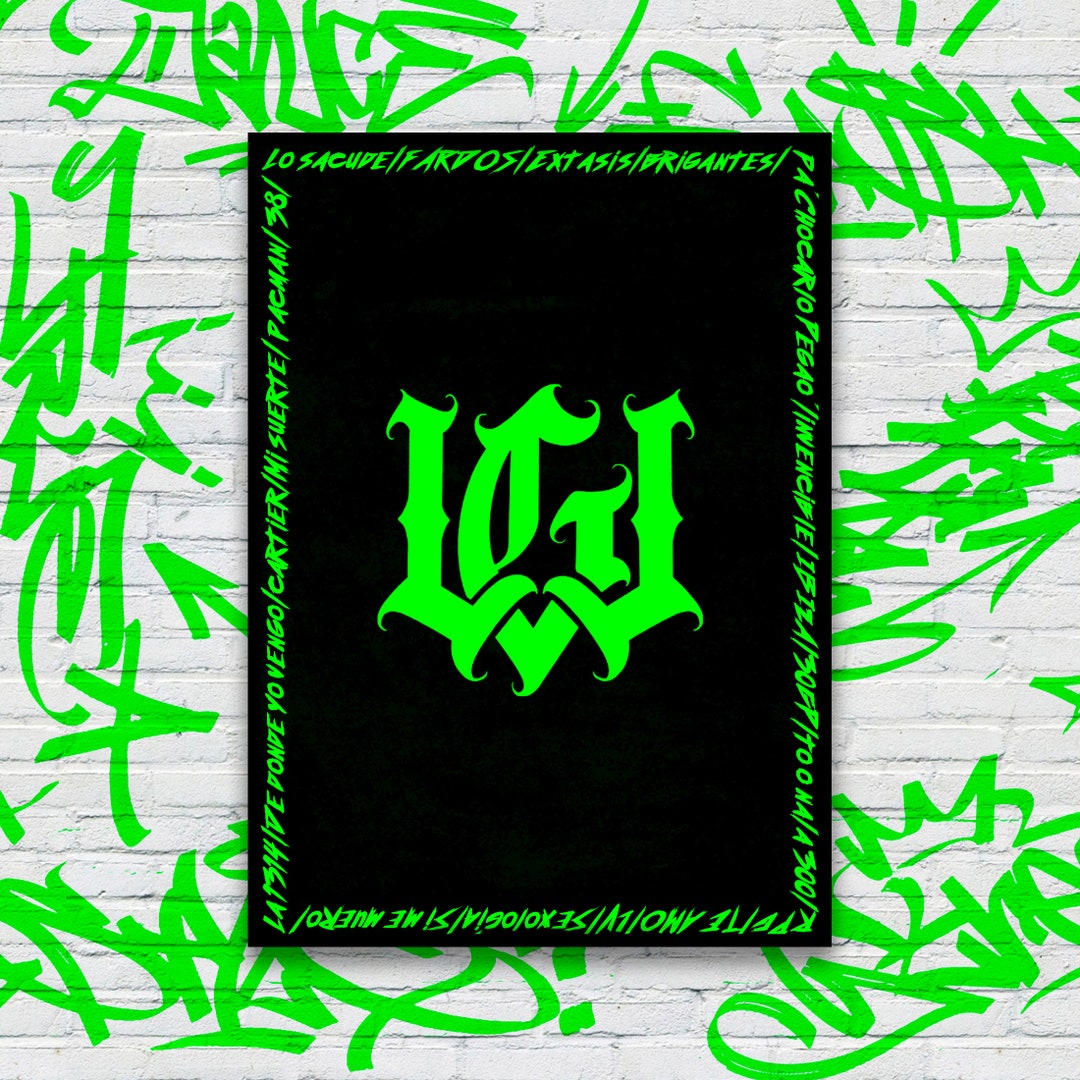 Poster of Los Green Lanters Jc Reyes Modern Decoration for Urban Music ...