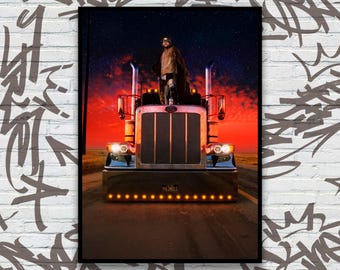 Poster Bad Bunny Physical Album The Last Tour of the World