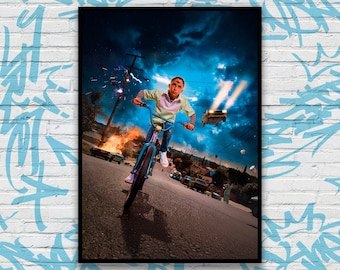 Poster Bad Bunny YHLQMDLG/Decoration/Physical Poster/Reggaeton/YoHagoLoQueMeDaLaGana/Bad Bunny Album/