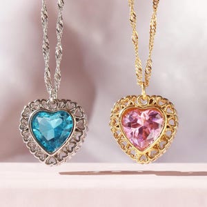 プリンセス＆パウパーネックレス、クリスタルハートネックレス、BFFネックレス
