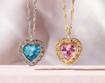 Prinsessen- en pauperkettingen, kristallen hartketting, BFF-kettingen