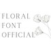 Floral Font Official