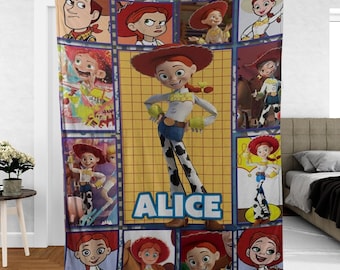 Personalized Jessie Toy Story Blanket, Custom Name Baby Girl Boy Disney  Toy Story Blanket, Toy Story Gift, Birthday Boy, Birthday Girl