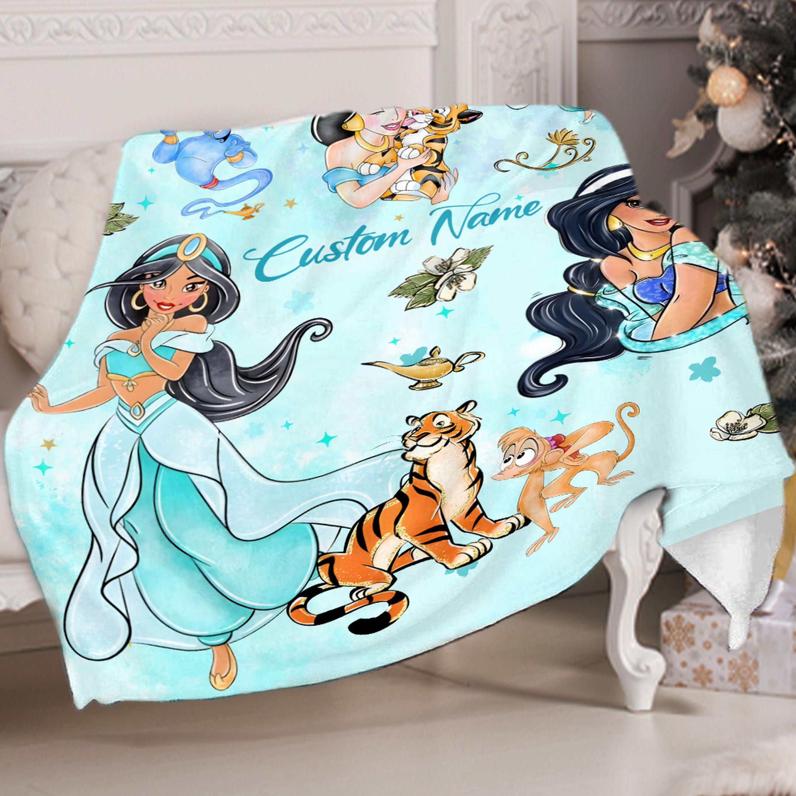 Minimal Princess Jasmine Comforter Aladdin Bedding