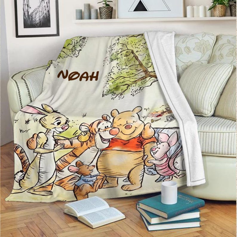 Vintage Winnie The Pooh Blanketnull