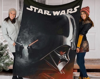 Star Wars Darth Vader  Blanket, Vintage Galaxy Edge Blanket, Star Wars Fleece , Disney Star Wars Blanket, Soft Cozy Bedding Christmas Gift