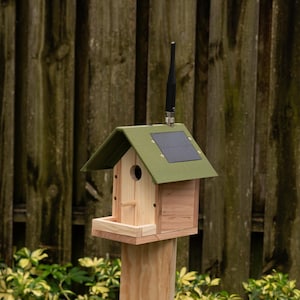 PeakMesh Birdhouse Solar Meshtastic® Radio Node  RAK Wireless module, ALFA Antenna, and 2 - 5000mAh 21700 Batteries Meshcore