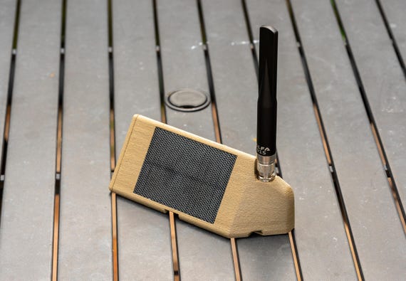 PeakMesh Magnet Mover Solar Meshtastic Radio Node with RAK Wireless module, ALFA Antenna, and 2 - 5000mAh 21700 Batteries Meshcore