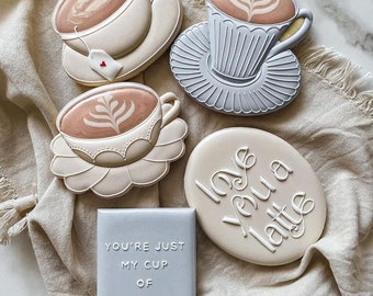 Coffee & Tea Cookie Cutters by The Cookie Gallery