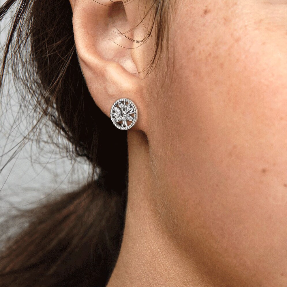 Family Tree Stud Earrings Discover Your Heritage Brand New Family Tree Symbolic Jewellery Earrings S925 297843CZ Auntie Gift Special for Her Etsy