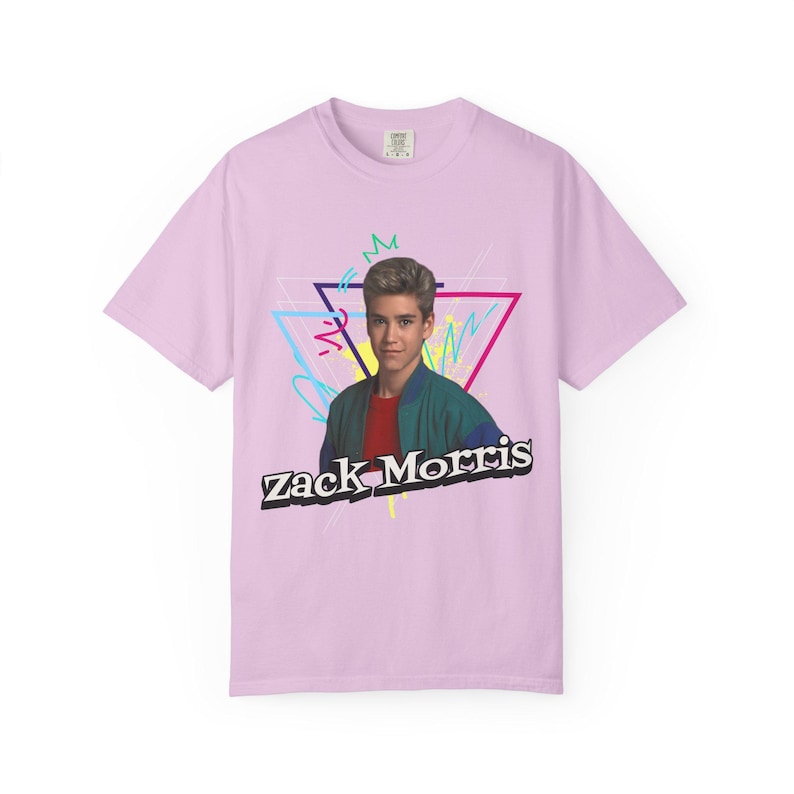 Zack Morris Graphic Tee: Retro 90s Saved by the Bell T-Shirt image 2