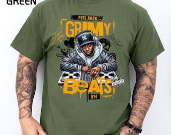 ピート・ロック Tシャツ：グリミー・ビーツ 90年代ヒップホップTシャツ