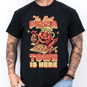 Vintage Kool Aid T-Shirt, Kool Aid Man Making Pizza, Retro Kool Aid Graphic Tee, Nostalgic 80s Pizza Lover Shirt, Fun Vintage Graphic Tee