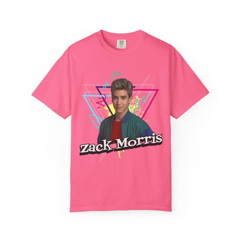 Zack Morris Graphic Tee: Retro 90s Saved by the Bell T-Shirt image 7