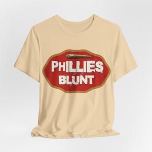 Vintage Phillies Blunt T-shirt: jaren 90 retro streetwear-T-shirt Soft Cream