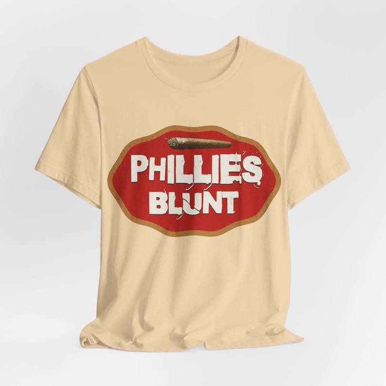 Vintage Phillies Blunt T-shirt: jaren 90 retro streetwear-T-shirt Soft Cream