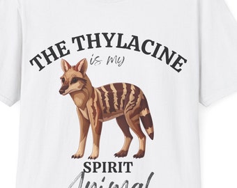 Thylacine T-Shirt: Tasmanian Tiger Spirit Animal Tee
