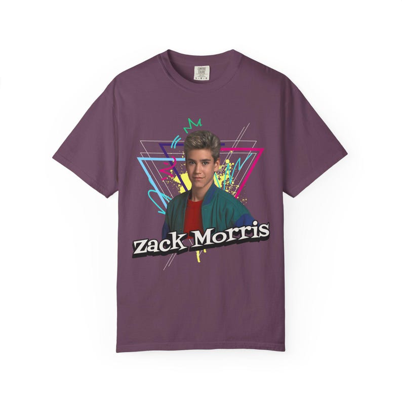 Zack Morris Graphic Tee: Retro 90s Saved by the Bell T-Shirt image 8