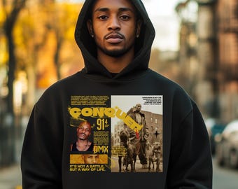 DMX Graphic Hoodie: Hip-Hop Rap Legend Tribute Sweatshirt