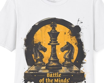 Vintage Chess Board T-Shirt: Graphic Tee for Chess Lovers