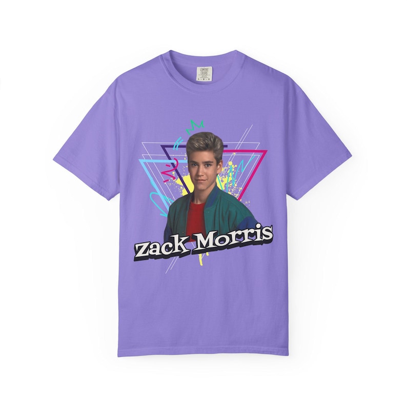 Zack Morris Graphic Tee: Retro 90s Saved by the Bell T-Shirt image 3