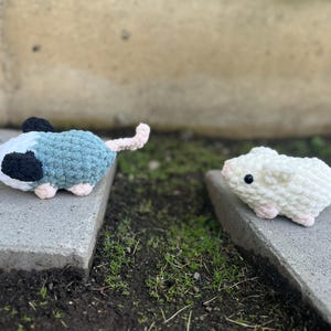 Mouse and Possum Crochet Plush