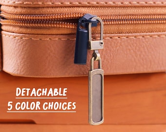 Tirador de cremallera rectangular, reparación de tiradores de cremallera, tiradores de cremallera de nailon, repuesto para tiradores de cremallera