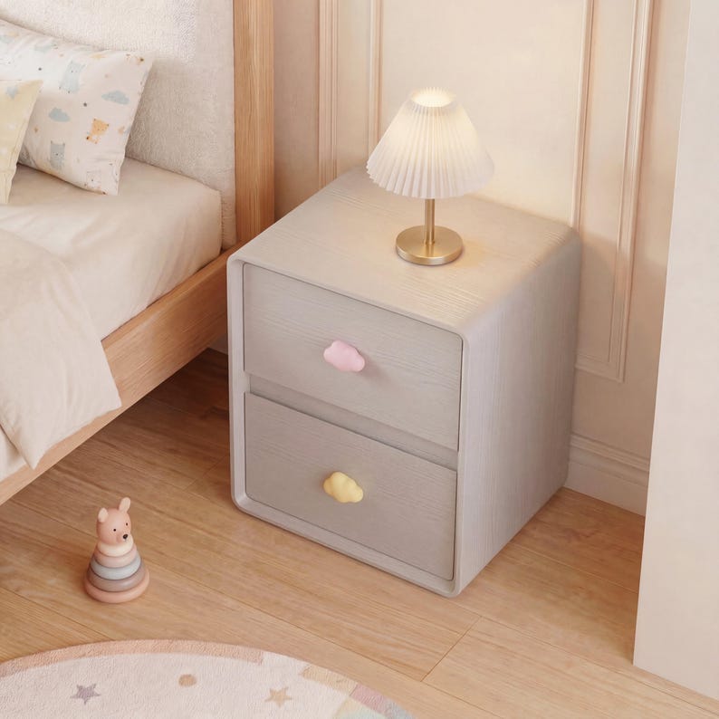 Cloud lade trekt knoppen - keramische knoppen, leuke dressoirknop, kastknoppen trekt, knop voor kinderkamer afbeelding 5