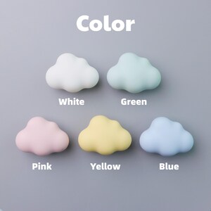 Ster lade trekt knoppen - keramische knoppen, leuke dressoirknop, kastknoppen trekt, knop voor kinderkamer Cloud