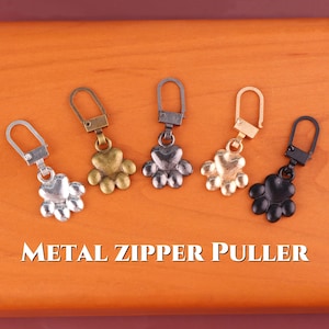 Metal Zipper Puller｜Rectangle Zipper Puller｜Zipper Pull Replacement｜Zip Puller Tap Slider Pull｜Handbag Zipper Repair Kit