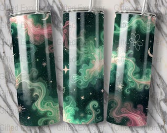 Cosmic Galaxy Tumbler Wrap: 20oz Sublimation Design (Digital Download)