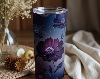 Dark Floral Seamless Pattern PNG: Gothic Bloom Wallpaper (Digital Download)