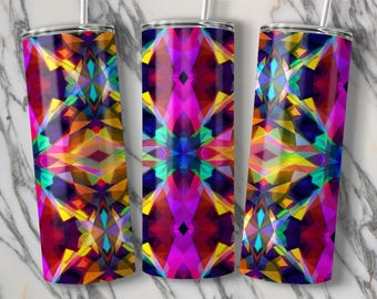 Kaleidoscope Digital Image: Abstract Geometric Art (PNG Download for Tumblers, Commercial Use)