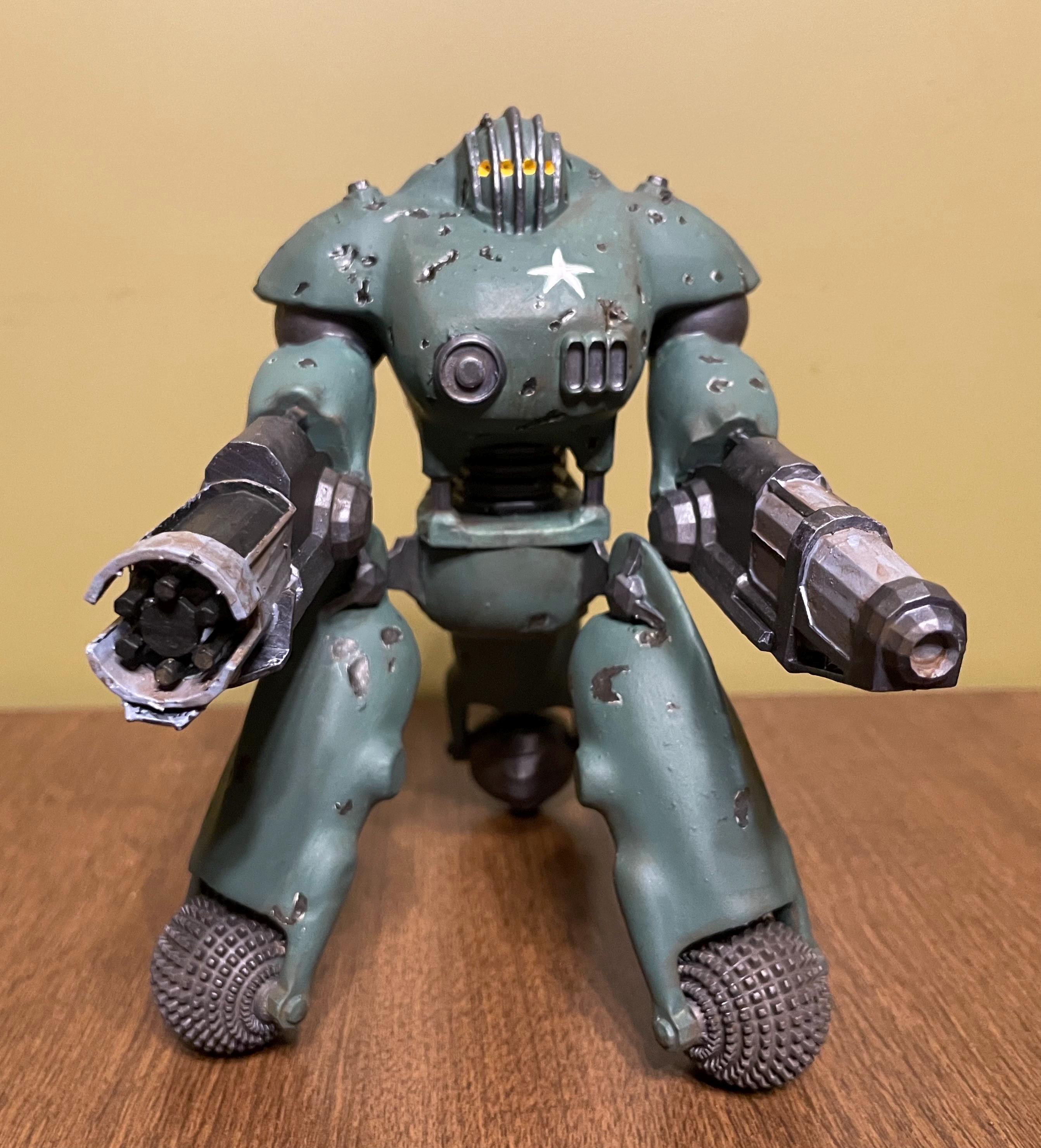 Fallout 3 Battle Damaged Sentry-bot | Resin Figurine - Etsy