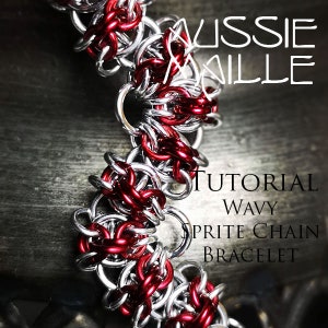 Chainmaille-handledning - Vågigt Sprite-kedjearmband