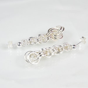 Chainmaille Tutorial Graduating Double Spiral Earrings - Etsy
