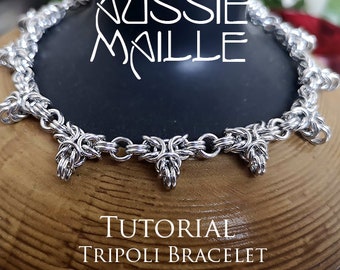 Chainmaille Tutorial - Tripoli Bracelet