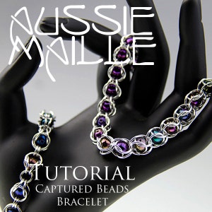 Chain Maille  Tutorial - Captured Beads Bracelet
