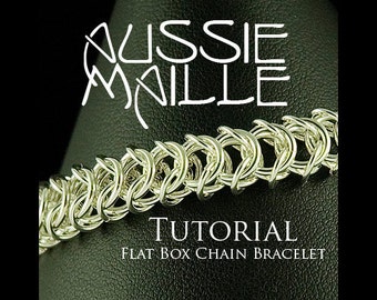 Chainmaille Tutorial - Flat Box Chain Bracelet