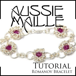 Chainmaille Tutorial - Romanov Bracelet