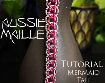 Chain Maille  Tutorial - Mermaid Tail Bracelet