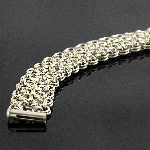 Chainmaille Tutorial Japanese 12in2 Chain Maille Bracelet - Etsy