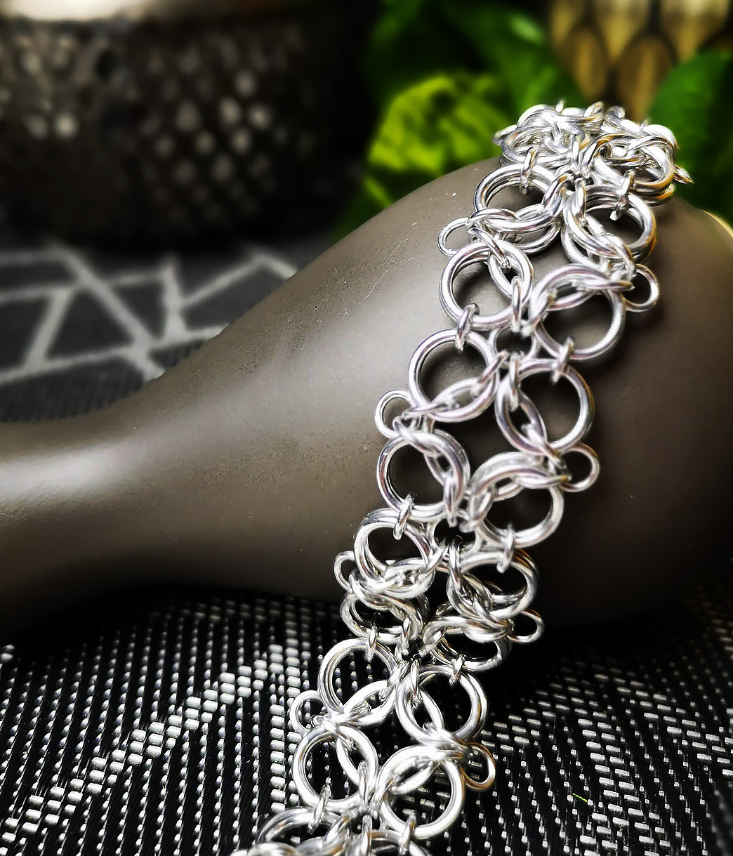 Chain Maille Tutorial - Celtic Labyrinth Bracelet - Etsy