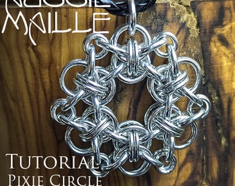 Chain Maille  Tutorial - Pixie Circle Pendant