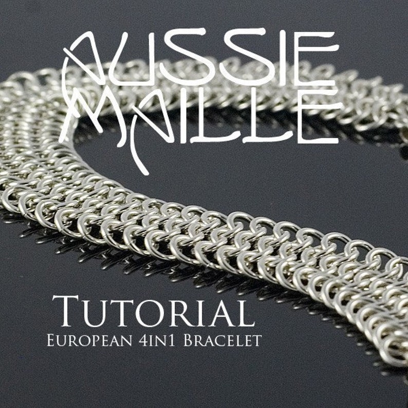 Chainmaille Tutorial - European 4in1 Bracelet - Etsy